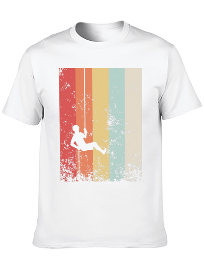 Retro Rock Climbing Graphic Tee