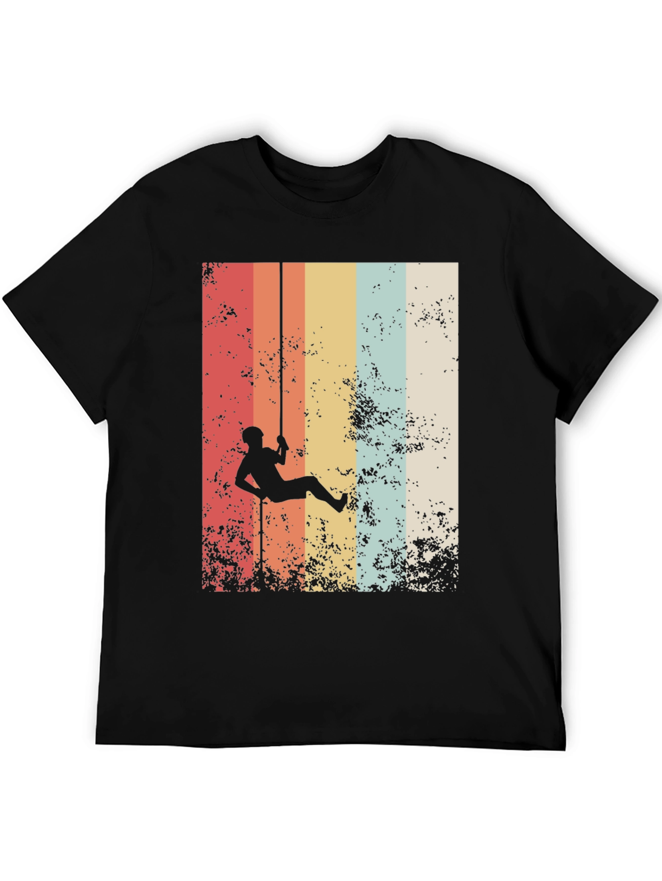 Retro Rock Climbing Graphic Tee