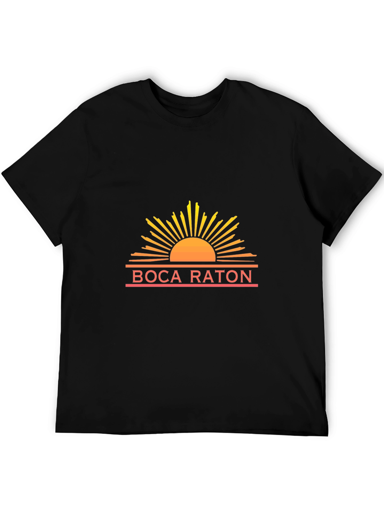 Boca Raton Sun Graphic Tee - Stylish Comfort