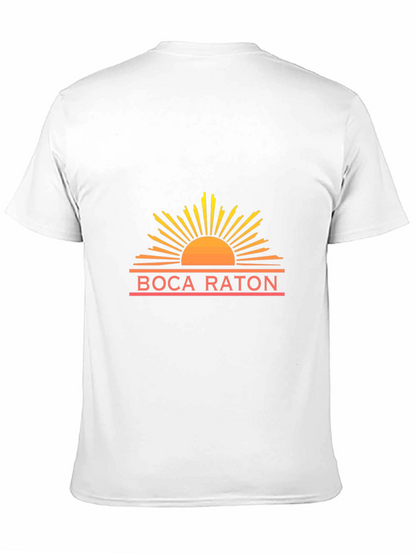 Boca Raton Sun Graphic Tee - Stylish Comfort