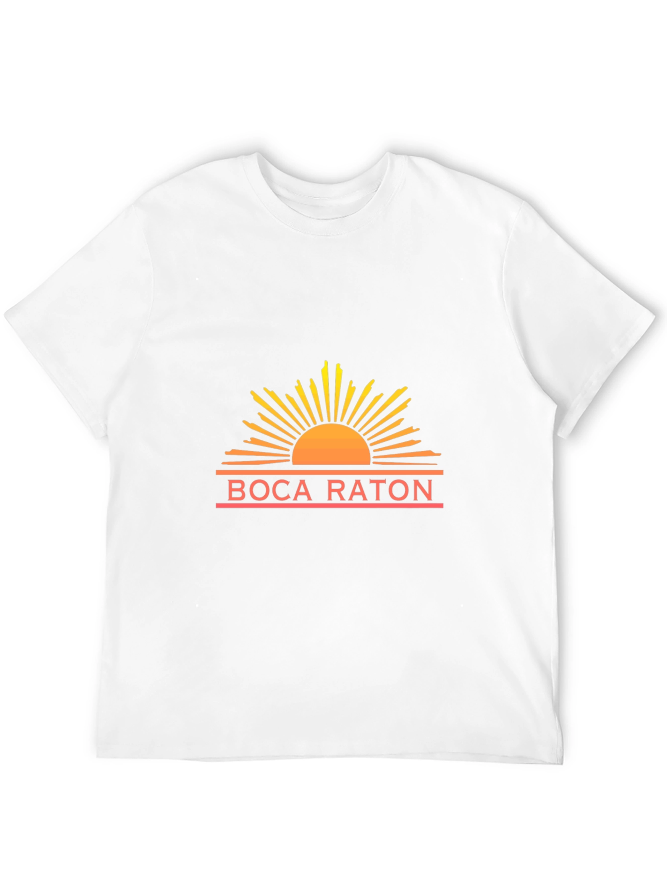 Boca Raton Sun Graphic Tee - Stylish Comfort