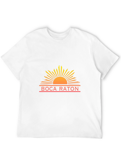 Boca Raton Sun Graphic Tee - Stylish Comfort