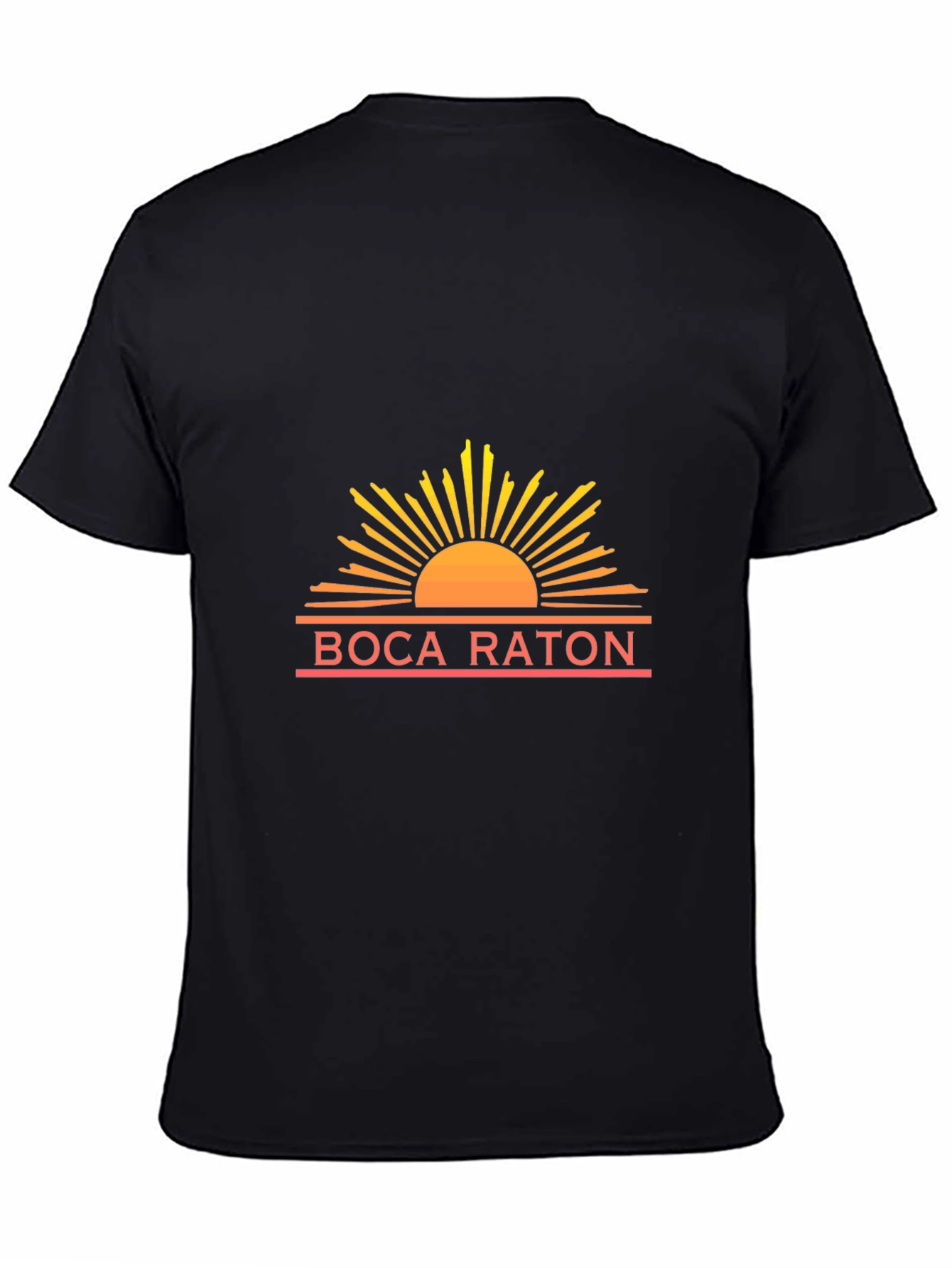 Boca Raton Sun Graphic Tee - Stylish Comfort