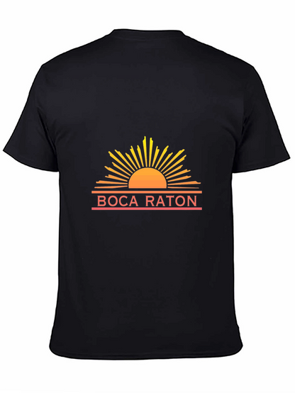 Boca Raton Sun Graphic Tee - Stylish Comfort