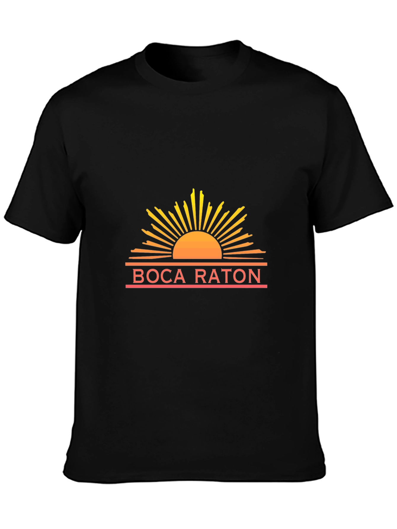 Boca Raton Sun Graphic Tee - Stylish Comfort