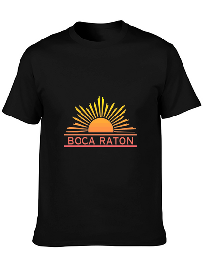 Boca Raton Sun Graphic Tee - Stylish Comfort
