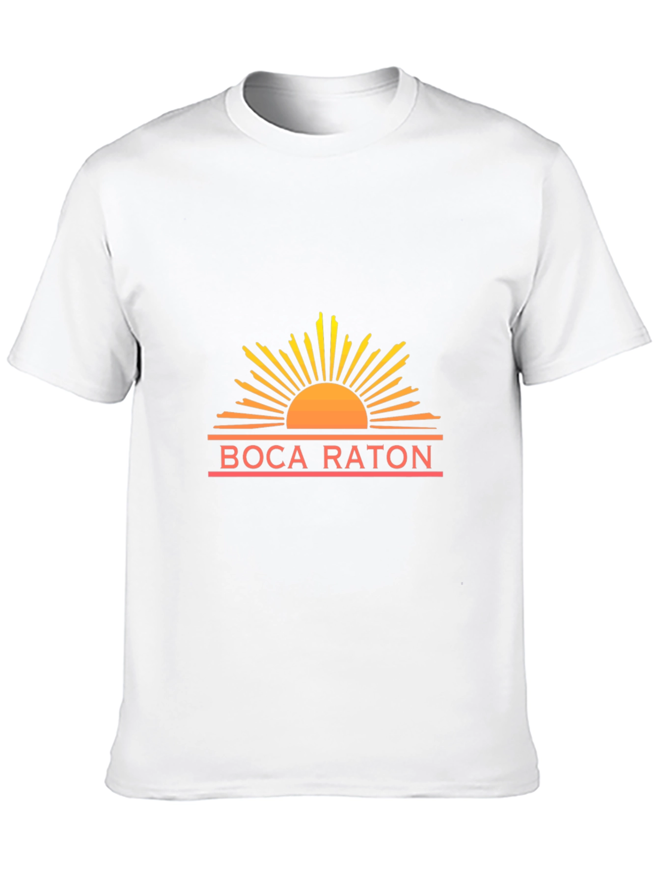 Boca Raton Sun Graphic Tee - Stylish Comfort