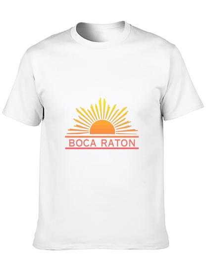 Boca Raton Sun Graphic Tee - Stylish Comfort