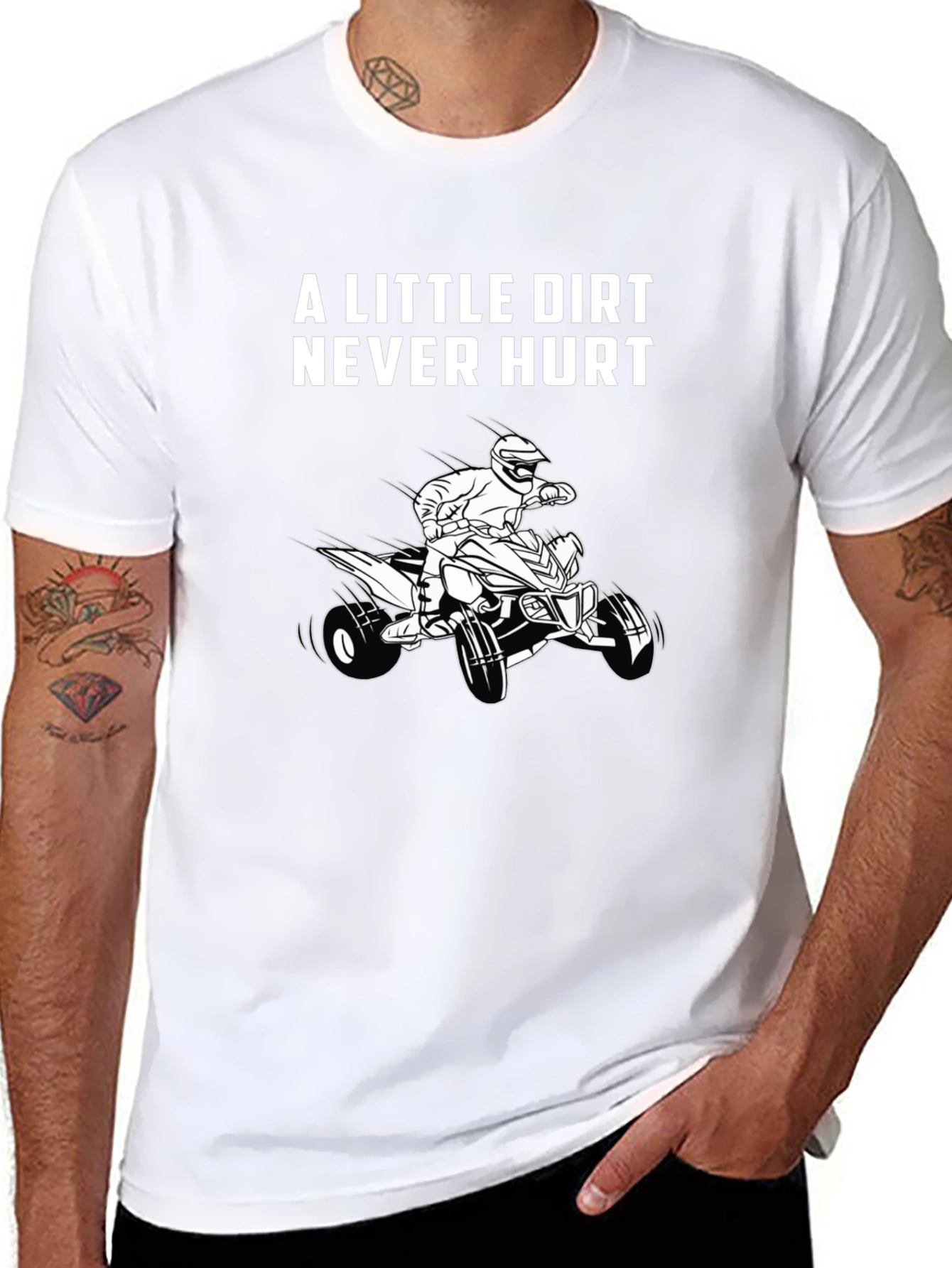 A Little Dirt Never Hurt Black T-Shirt
