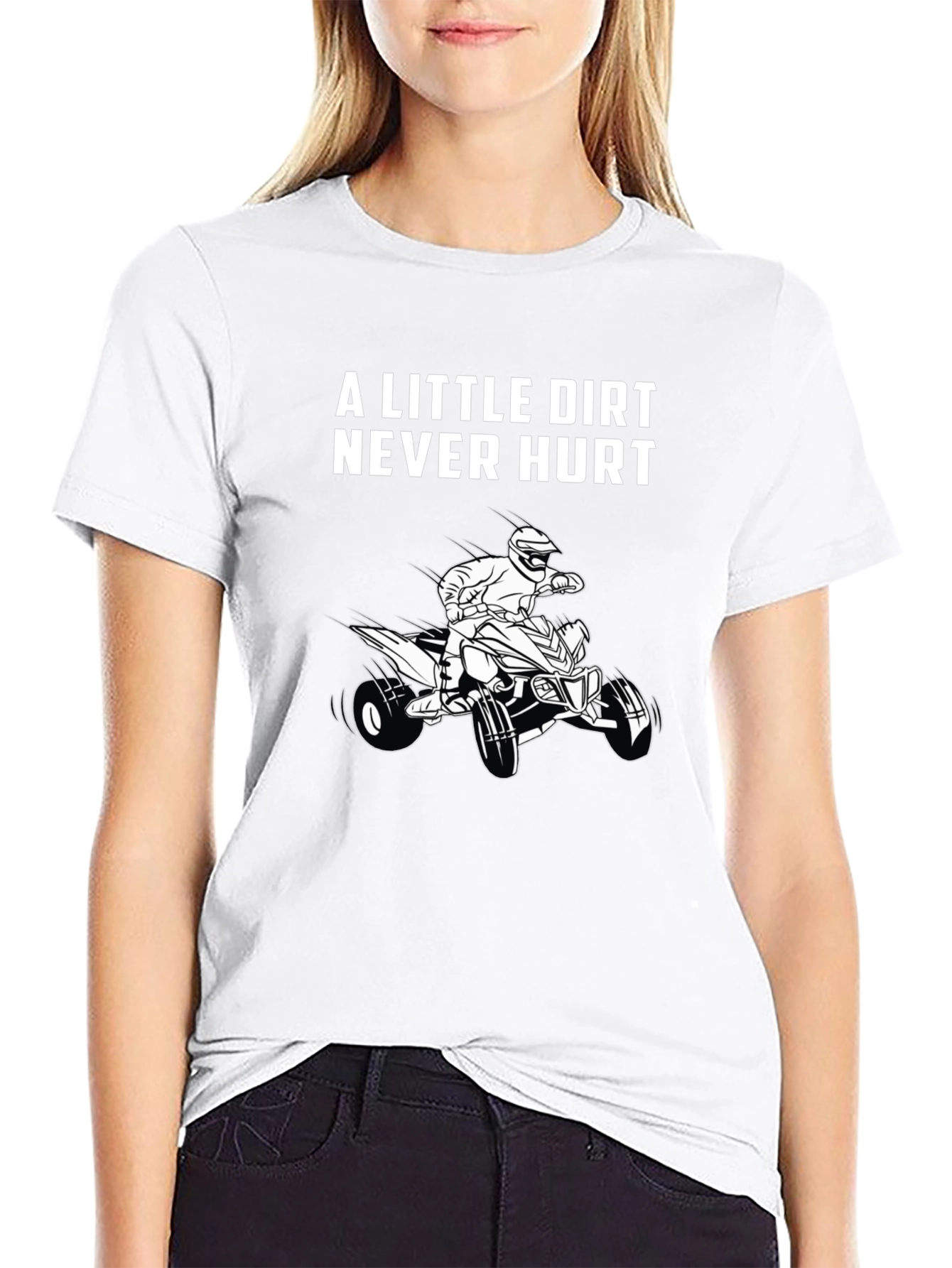 A Little Dirt Never Hurt Black T-Shirt