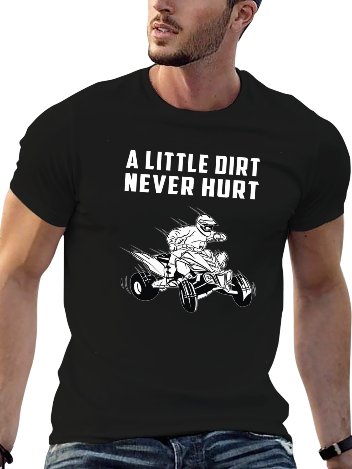 A Little Dirt Never Hurt Black T-Shirt
