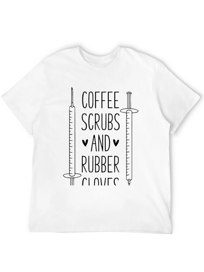 Coffee Scrubs & Rubber Gloves Graphic Tee