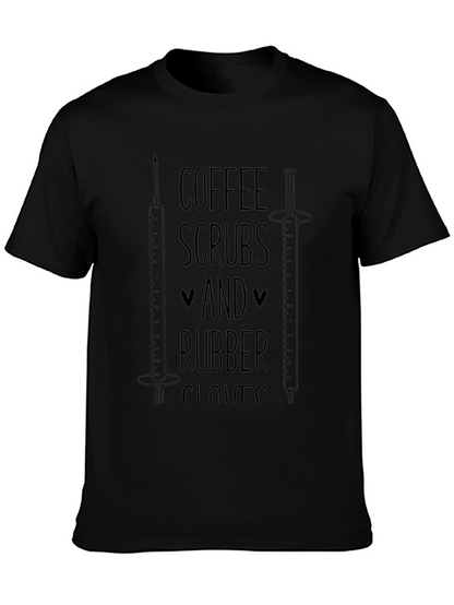 Coffee Scrubs & Rubber Gloves Graphic Tee