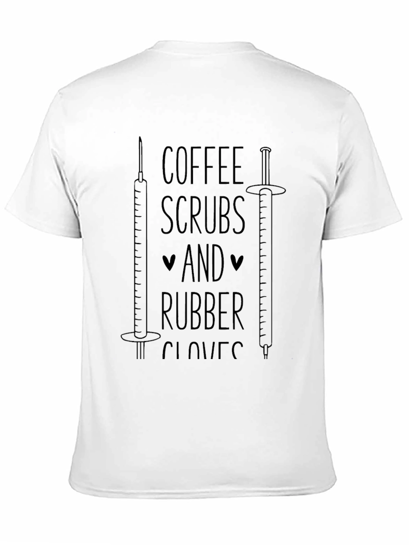 Coffee Scrubs & Rubber Gloves Graphic Tee