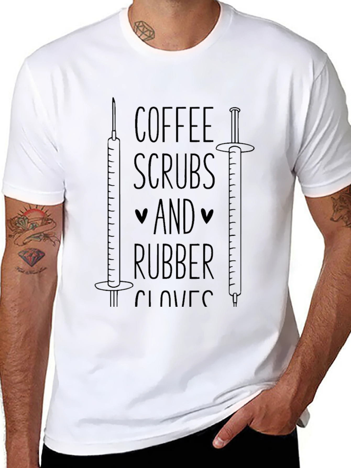 Coffee Scrubs & Rubber Gloves Graphic Tee
