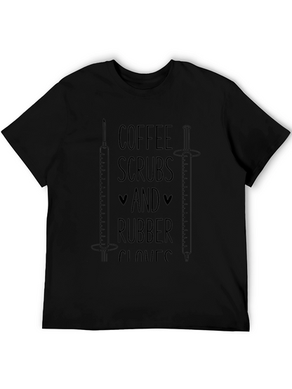 Coffee Scrubs & Rubber Gloves Graphic Tee