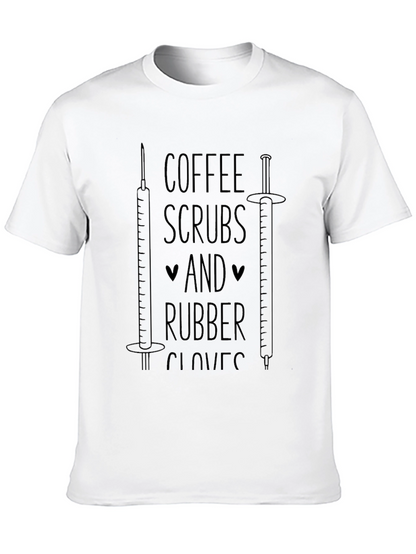 Coffee Scrubs & Rubber Gloves Graphic Tee