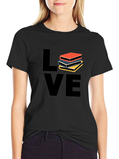 Book Lover Black T-Shirt