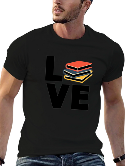 Book Lover Black T-Shirt