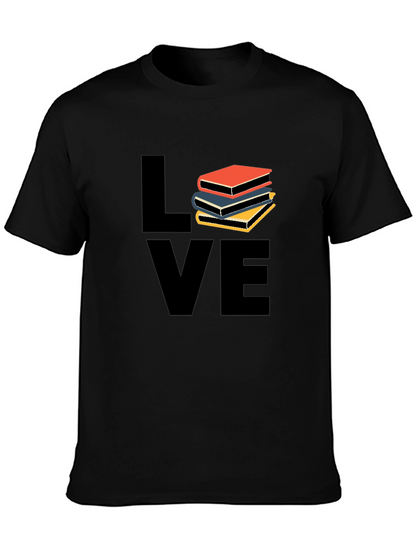 Book Lover Black T-Shirt