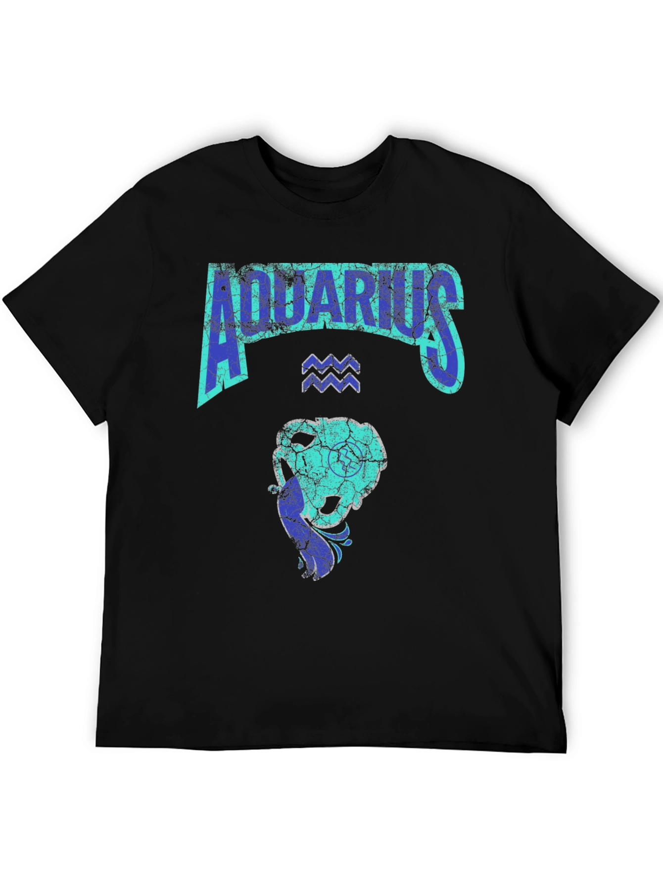 Aquarius Zodiac Sign Graphic T-Shirt