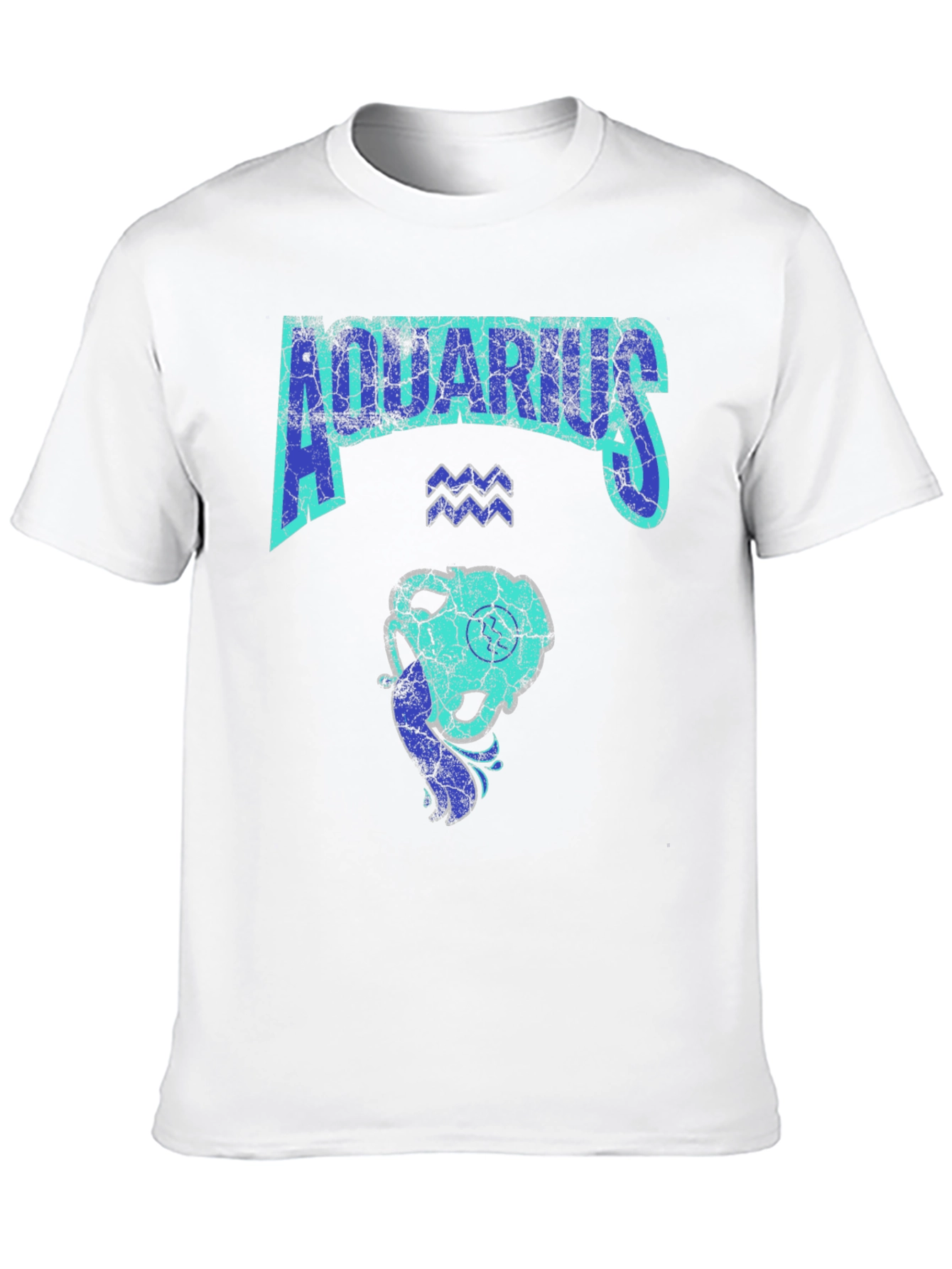 Aquarius Zodiac Sign Graphic T-Shirt
