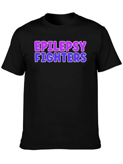 Epilepsy Fighters Graphic Tee - Black