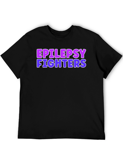 Epilepsy Fighters Graphic Tee - Black