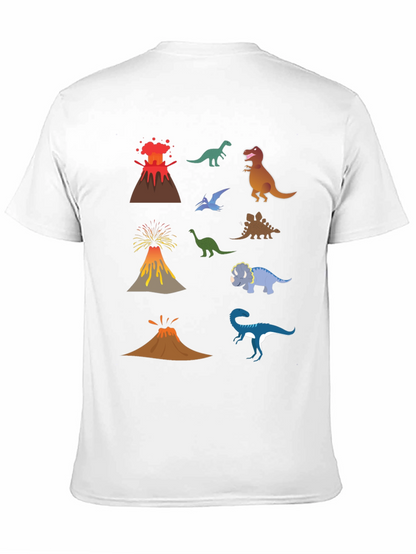 Dino Volcano T-Shirt - Prehistoric Fun!
