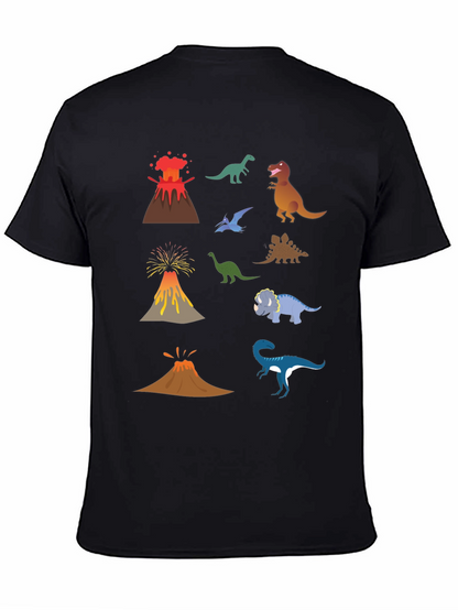 Dino Volcano T-Shirt - Prehistoric Fun!
