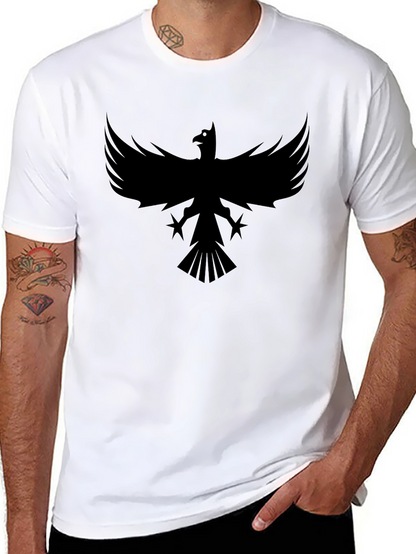 Bold Black Phoenix Graphic T-Shirt