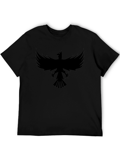 Bold Black Phoenix Graphic T-Shirt