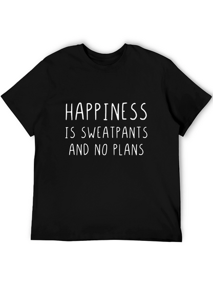 Happiness Sweatpants & No Plans T-Shirt