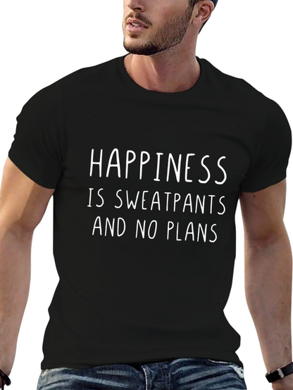Happiness Sweatpants & No Plans T-Shirt