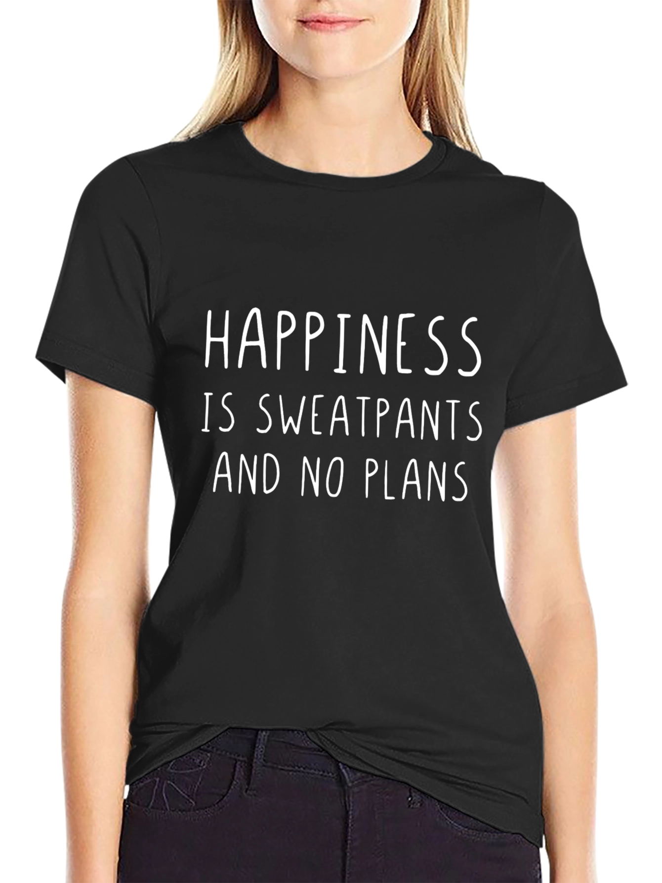 Happiness Sweatpants & No Plans T-Shirt