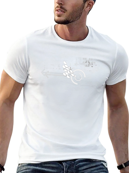 Tech Circuit Graphic Black T-Shirt