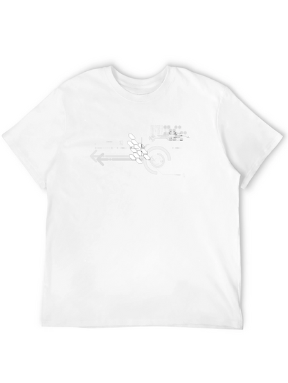 Tech Circuit Graphic Black T-Shirt
