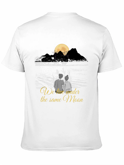 Romantic Moonlit Couple T-Shirt
