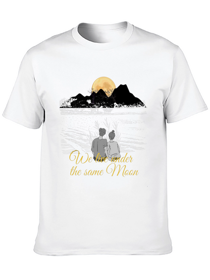 Romantic Moonlit Couple T-Shirt