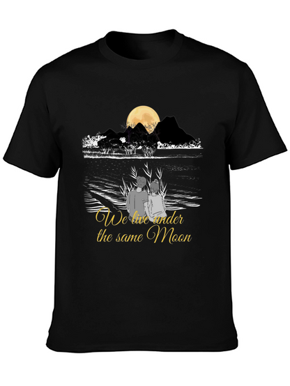 Romantic Moonlit Couple T-Shirt