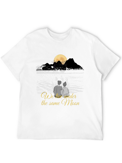 Romantic Moonlit Couple T-Shirt