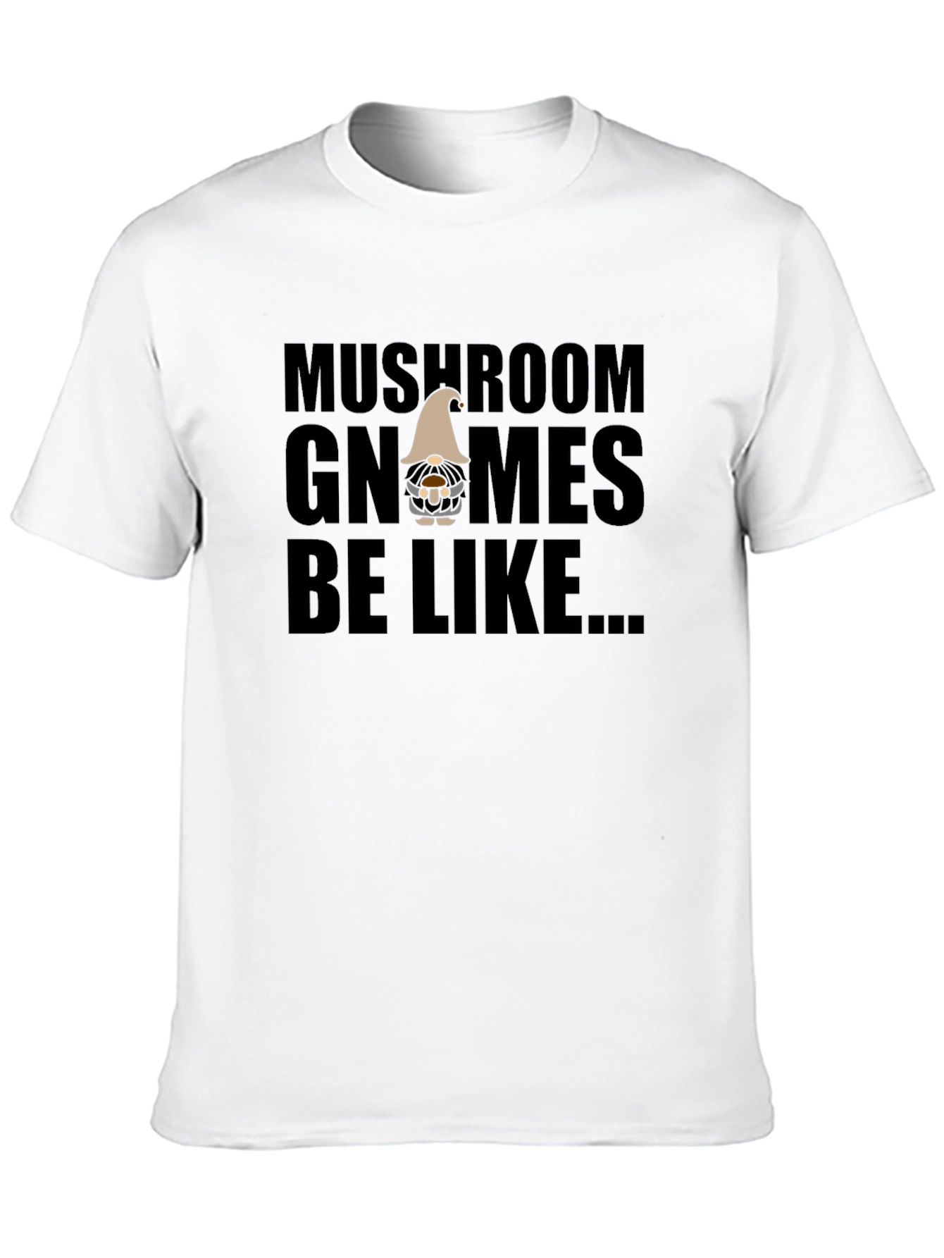 Mushroom Gnomes Graphic Tee - Funny Novelty Shirt