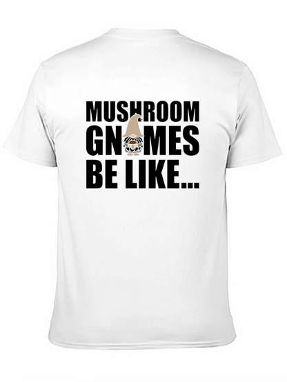 Mushroom Gnomes Graphic Tee - Funny Novelty Shirt