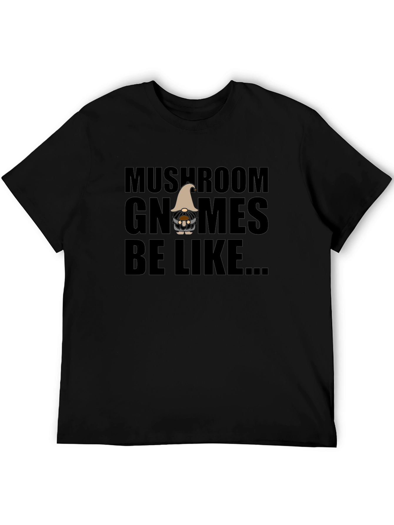 Mushroom Gnomes Graphic Tee - Funny Novelty Shirt
