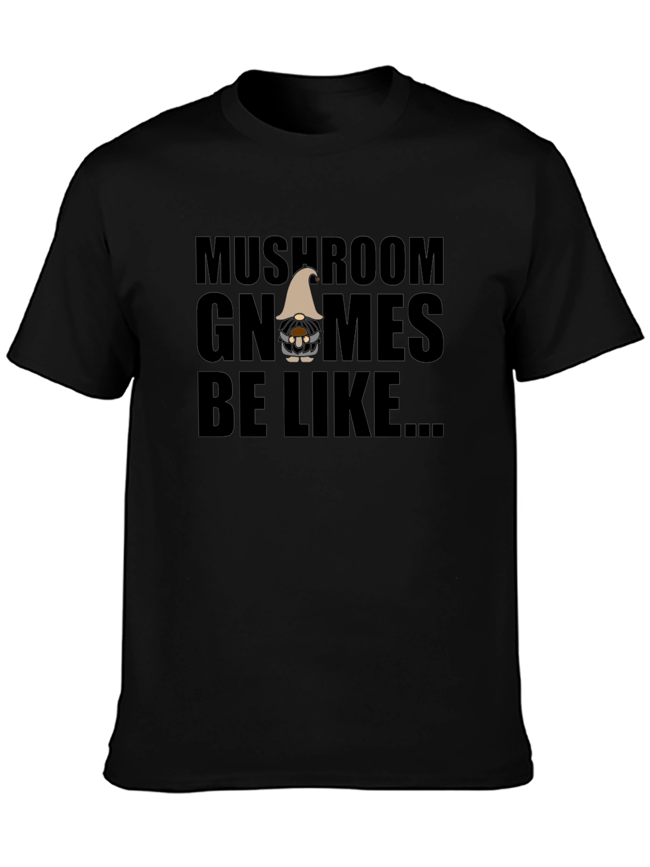Mushroom Gnomes Graphic Tee - Funny Novelty Shirt