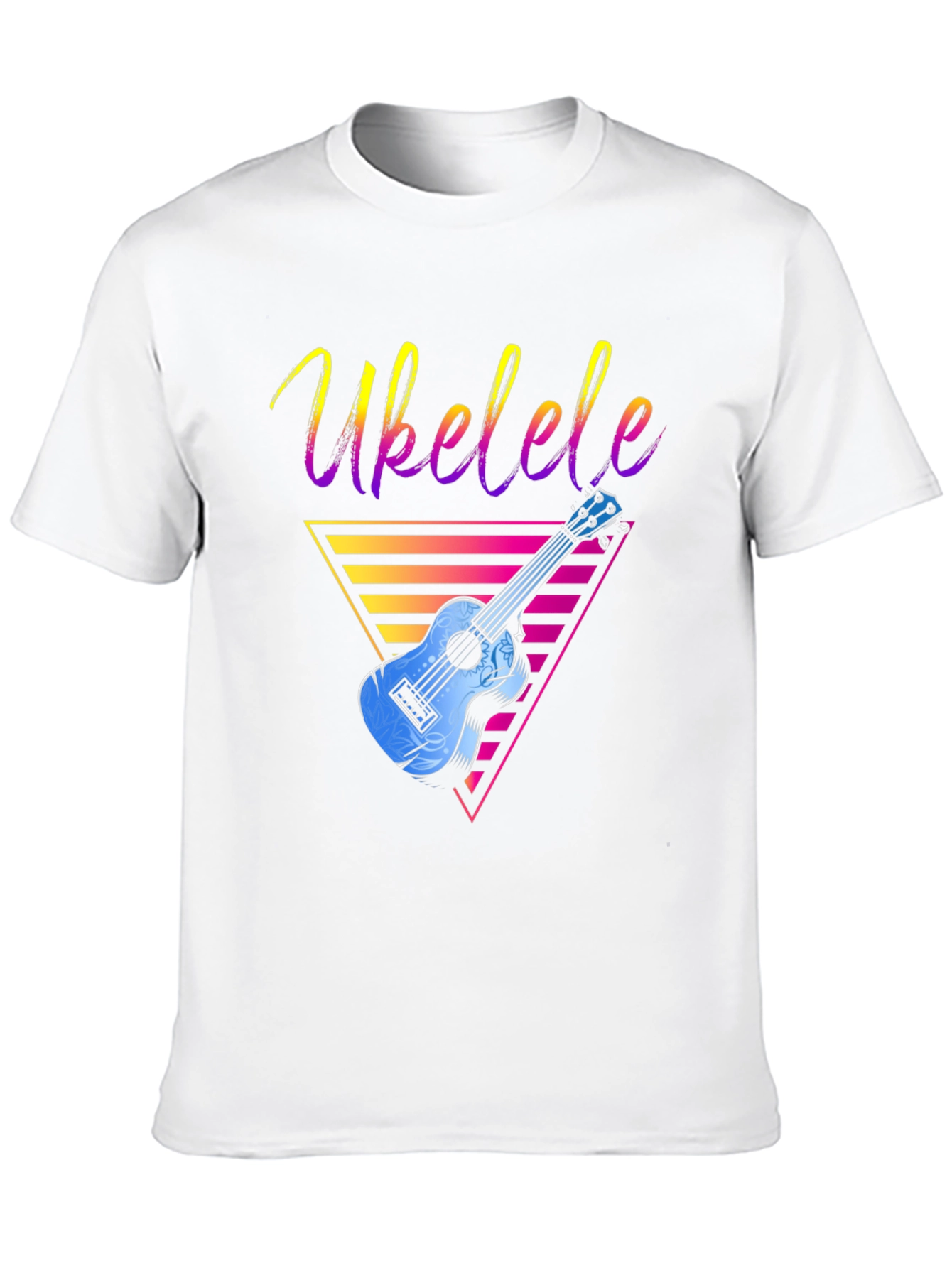 Retro Ukulele T-Shirt - Cool Music Lover Tee
