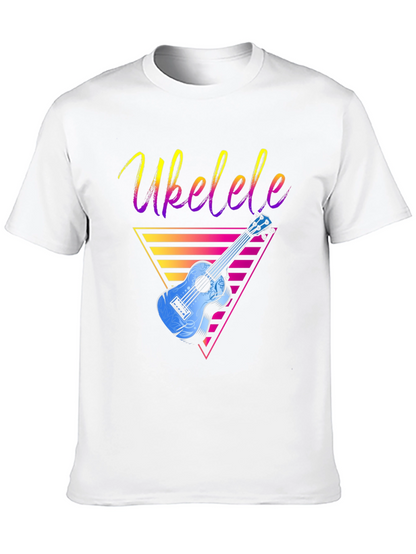 Retro Ukulele T-Shirt - Cool Music Lover Tee