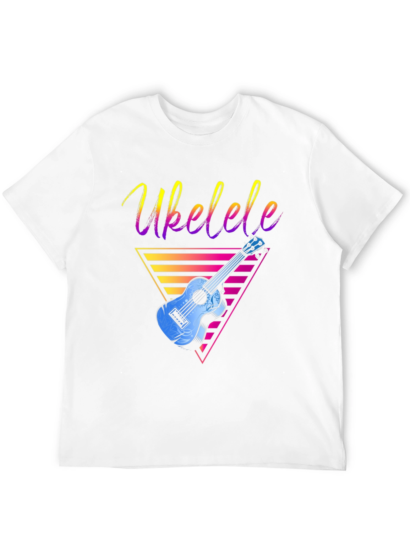 Retro Ukulele T-Shirt - Cool Music Lover Tee