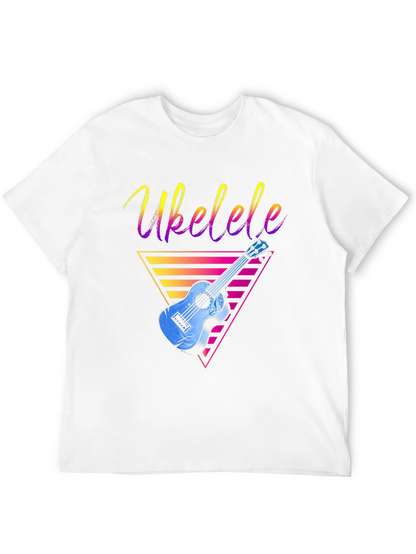 Retro Ukulele T-Shirt - Cool Music Lover Tee
