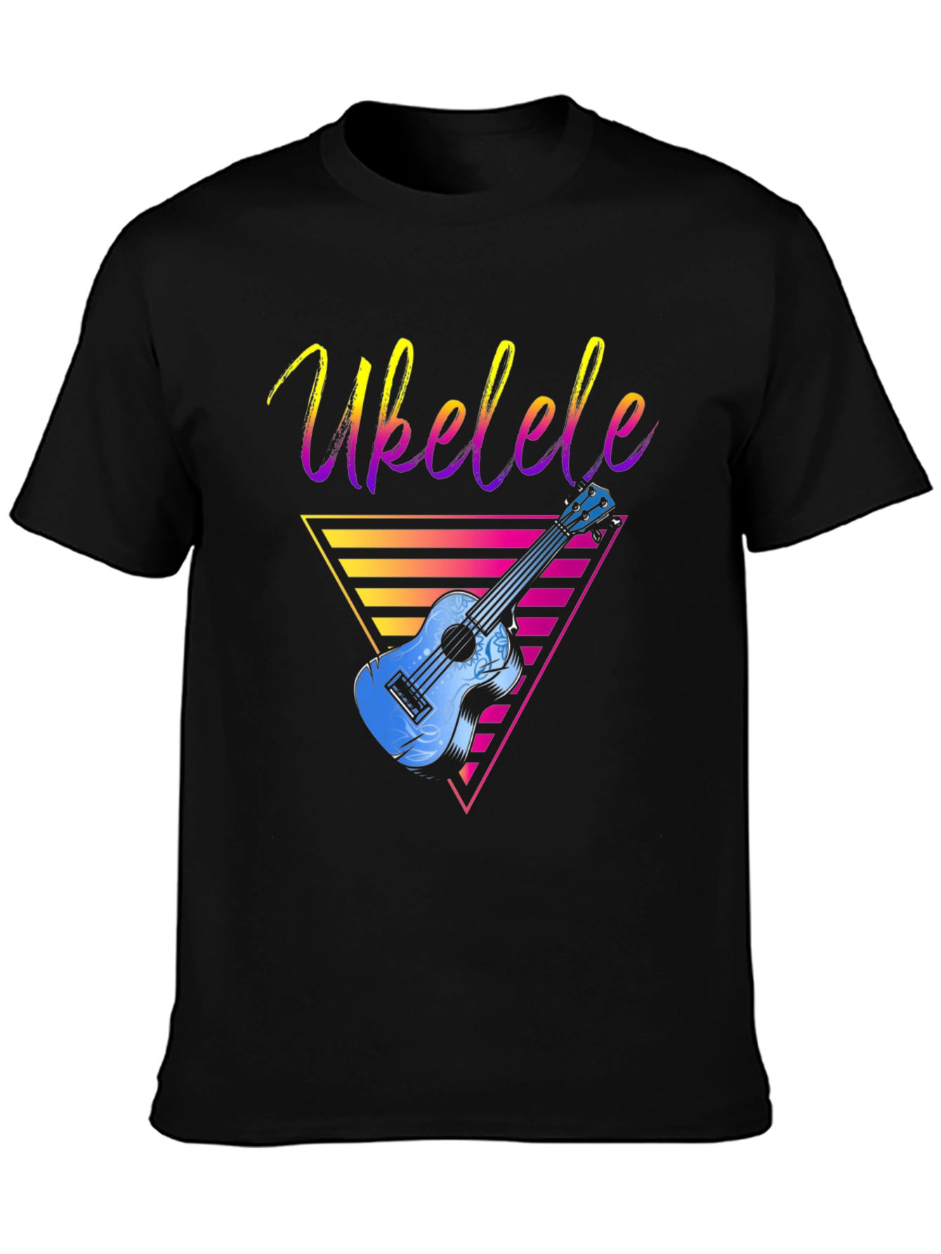 Retro Ukulele T-Shirt - Cool Music Lover Tee